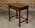 English Georgian Period 18th Century Oak Side Table with Carved Apron and Drawer For Sale - Image 9 of 12