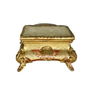 19th Century Giltwood Altar Base Stand For Sale