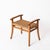 Vintage Italian Oak and Woven Rope Stools by Giuseppe Pagano, Italy, 1940s, Set of 2 For Sale - Image 9 of 14