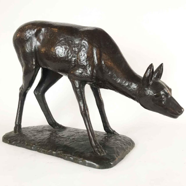 Francesco Buonapace, Fawn, 1930, Bronze For Sale - Image 12 of 12