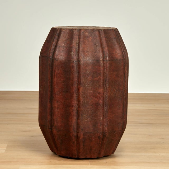 Vintage Pair of Shagreen Garden Seats or Stands For Sale - Image 11 of 11