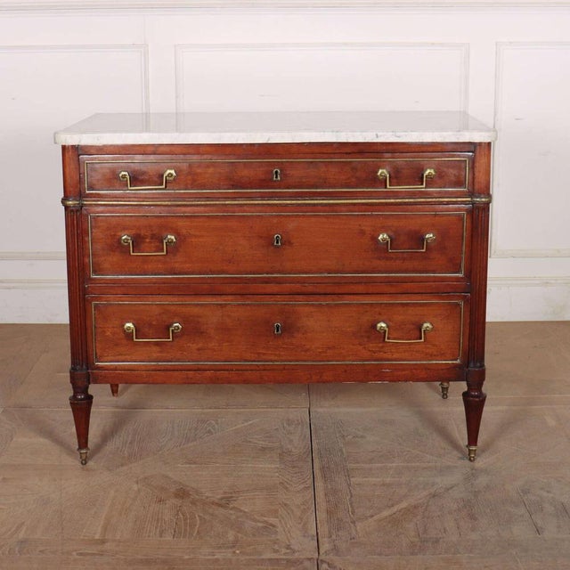 French Commode in Fruitwood For Sale - Image 12 of 12
