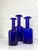 Vintage Cobalt Blue Floor Vases by Otto Brauer for Holmegaard, Denmark, 1960s, Set of 3 For Sale - Image 6 of 9
