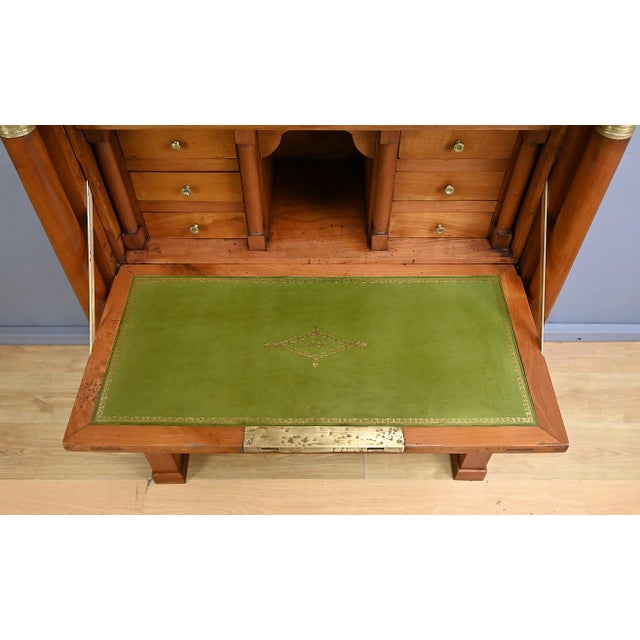 Mid-19th Century Empire Cherrywood Secretary For Sale - Image 18 of 18