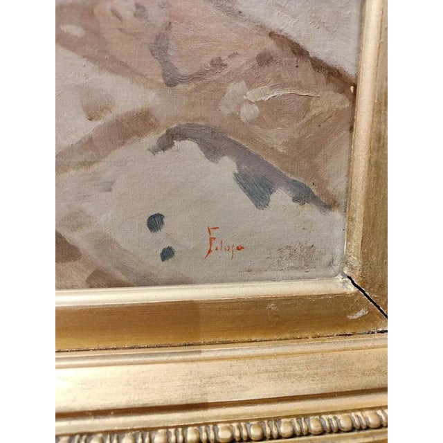 Giovanni Battista Filosa, Figures, 19th Century, Oil on Canvas For Sale - Image 9 of 13