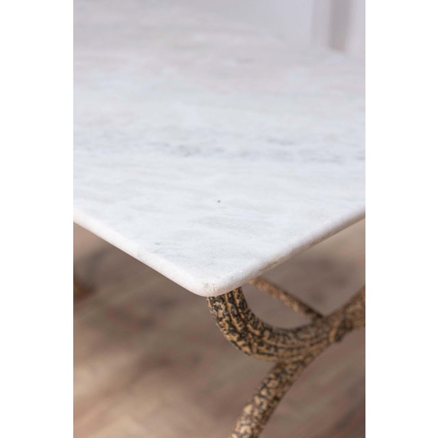 19th Century French Marble Top Bistro Table For Sale In Atlanta - Image 6 of 9