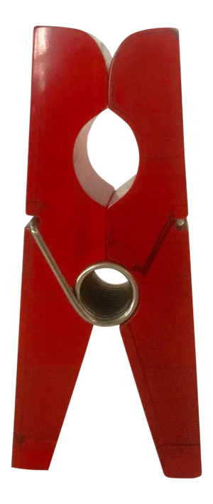Giant Red Lucite Clothespin