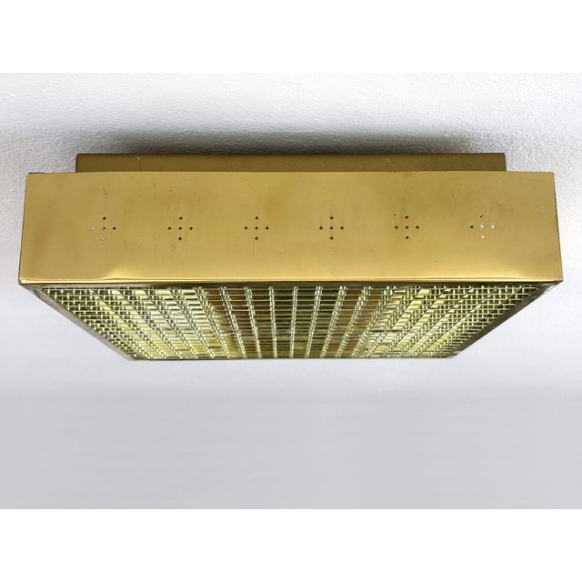 Mid-Century Modern Brass Flush Mount, Sweden, 1960s For Sale - Image 16 of 18