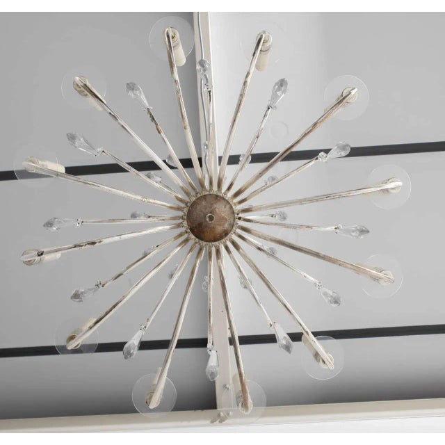 Silver Silver Chandelier from Sciolari, 1960s For Sale - Image 8 of 11