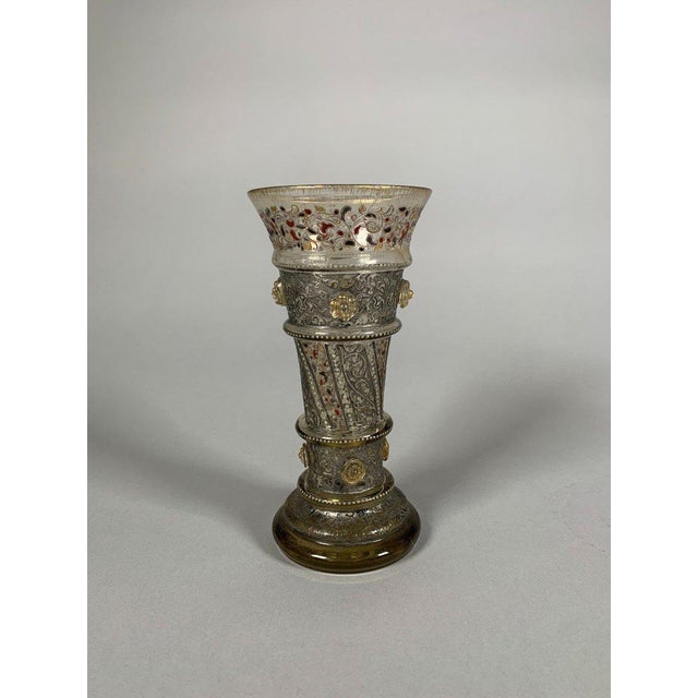 Émile Gallé (1846-1904) Art Nouveau Chalice For Sale - Image 4 of 12