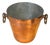 Vintage French Copper & Brass Champagne Bucket Stamped “Made in France”, 1950s For Sale