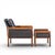 Knut Saeter for Vatne Møbler Mid Century Norwegian Rosewood and Leather Lounge Chairs - Pair With Ottoman For Sale - Image 11 of 12