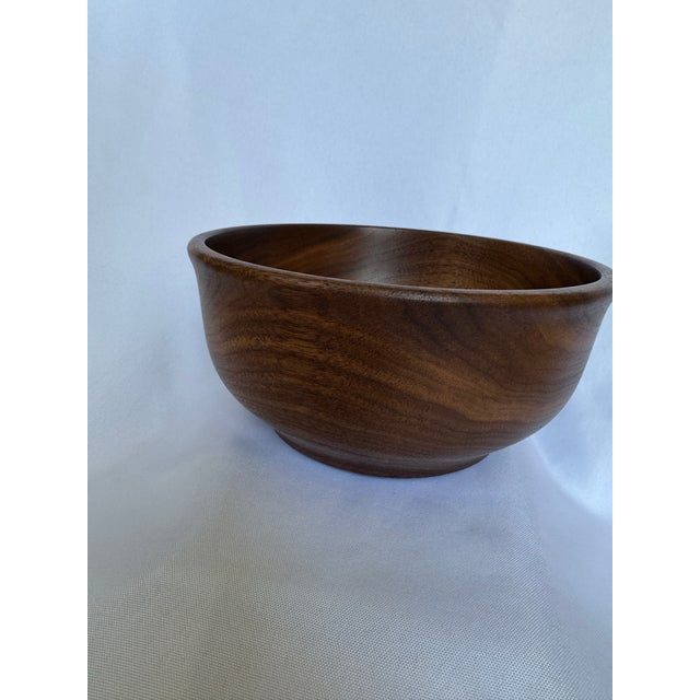 2020s Contemporary Walnut Bowl For Sale - Image 5 of 5