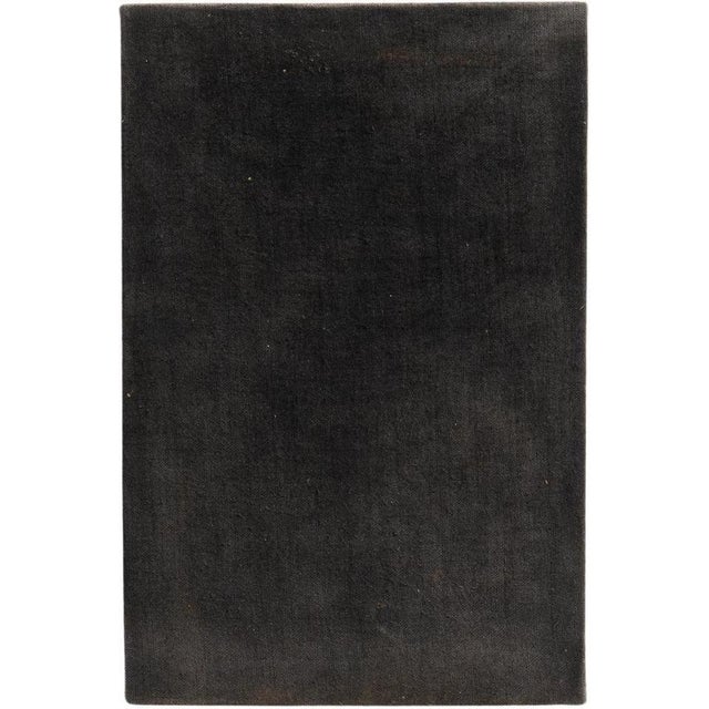 Enrico Della Torre, Black Composition, Charcoal on Canvas, 2017 For Sale