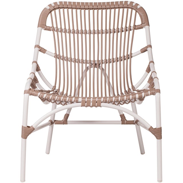 Coronado Stackable Lounge, Café White Chairish