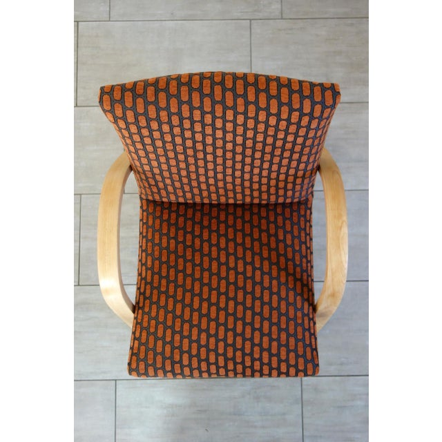 Wood Vintage Bow Wood Armchair from Steiner, 1950s For Sale - Image 7 of 14