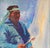 Impressionist "Indian Drummer" (1974) Gouache on Paper by Donald Putnam (1925-2007) For Sale - Image 3 of 9