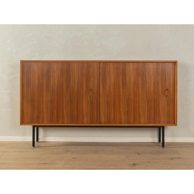 Black Sideboard from WK Möbel, 1950s For Sale - Image 8 of 8