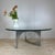 Metal Aluminum and Glass Coffee Table by Knut Hesterberg, 1970s For Sale - Image 7 of 7