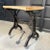 Industrial Early 20th Century Industrial Cast Iron Butcher Block Table For Sale - Image 3 of 12