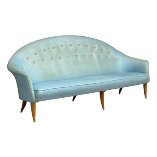 Kerstin Hörlin-Holmquist, Sofa, Beech, Fabric, Sweden, 1940s For Sale