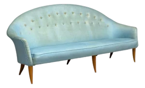 Kerstin Hörlin-Holmquist, Sofa, Beech, Fabric, Sweden, 1940s