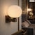 21st Century Bronze and Glossy White Pebble Deco Sconce by Fabio Ltd For Sale - Image 12 of 12