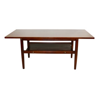 Vintage Console Table Stool in High Gloss, 1975 For Sale