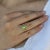 Kai Renaissance Peridot Diamond Cocktail Ring in 14k Solid Gold, size 8.5 For Sale In Los Angeles - Image 6 of 12