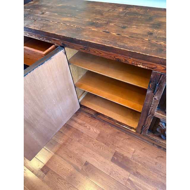 1940s 1940s Credenza/Buffet, Vintage Spanish Colonial For Sale - Image 5 of 6