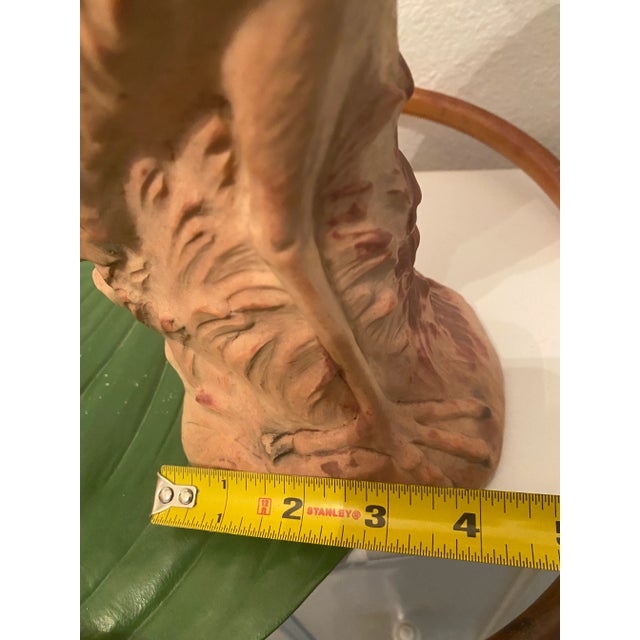 Vintage Crane Fountain by Heissner West Germany Patio Fountain For Sale - Image 9 of 13