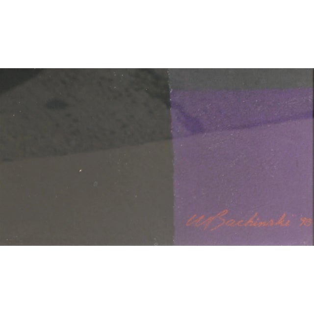 Walter Bachinski Still Life, large Vertical Drawing by Walter Bachinksi 1998 For Sale - Image 4 of 4