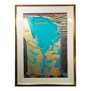 Orlando Agudelo-Botero Untitled Mix Media on Paper Hand Signed, Coa Make Offer