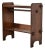 Limbert Style Antique Mission Oak Arts & Crafts Book Trough or Magazine Stand, Newly Refinished For Sale