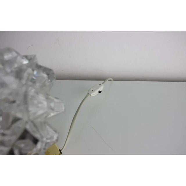 Gold Table Lamp from Kamenický Šenov, 1960s For Sale - Image 8 of 12