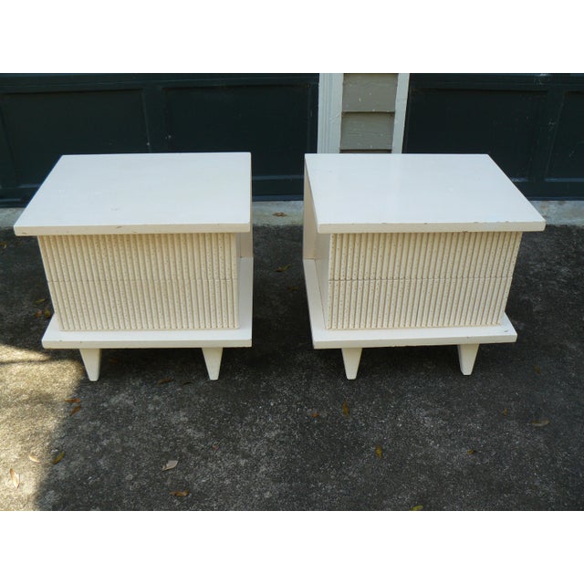 1950s Bali-Hi Nightstands by Merton Gershon for American of Martinsville- A Pair For Sale - Image 16 of 18