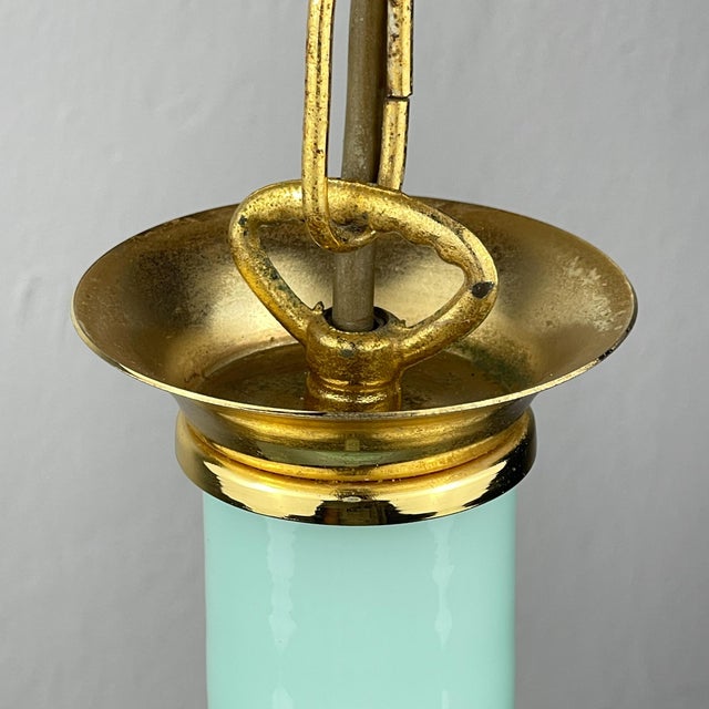 Vintage Murano Glass Pendant Lamp attributed Venini, Italy, 1970s For Sale - Image 18 of 18