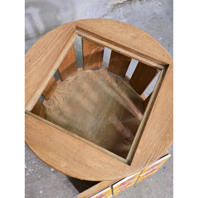 Coffee Table with Storage Compartment attributed to Guillerme and Chambron, 1960 For Sale - Image 12 of 16