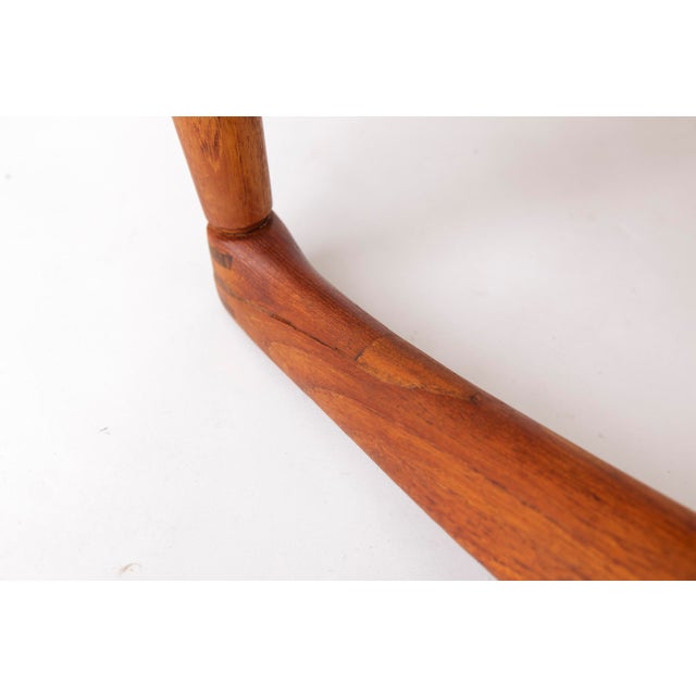 Brown Danish Armchairs in Teak and Paper Cord by H.W. Klein for Bramin, 1960s, Set of 2 For Sale - Image 8 of 12