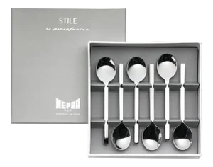 Mepra Stile 6-Piece Espresso Spoon Set