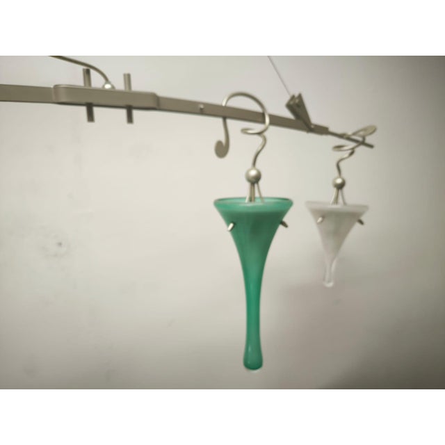 Four-Light Suspension Lamp International, 1990s For Sale - Image 11 of 14