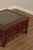 Bausman & Co. Glass Top Storage Coffee Table For Sale - Image 12 of 12