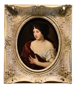 Workshop of Jacob Ferdinand Voet, Portrait of Duchess Hortense Mancini, 1670, Oil on Canvas, Framed