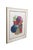 Vintage screen print (serigraph) from a series titled Flowers III by Florence Waze Fink. Her work often featured bold /...