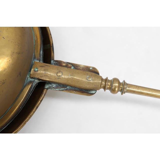 Antique Belgian Brass Bedpan, 17th century For Sale - Image 12 of 14