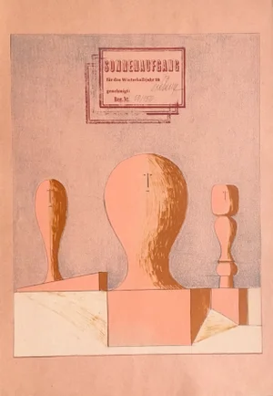 Lithograph by Dénes von Szebeny, 1973