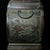 Antique Chinese Redwood Jewelry Box With Intricate Silver/White Metal Mounts For Sale - Image 4 of 8
