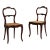 19th Century Pair of Louis Philippe Chairs with Rattan Seats For Sale
