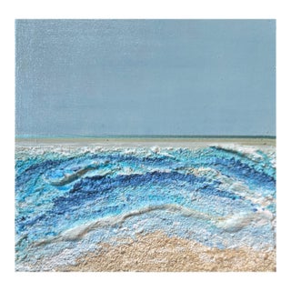 At the Beach Abstract Acrylic Painting For Sale