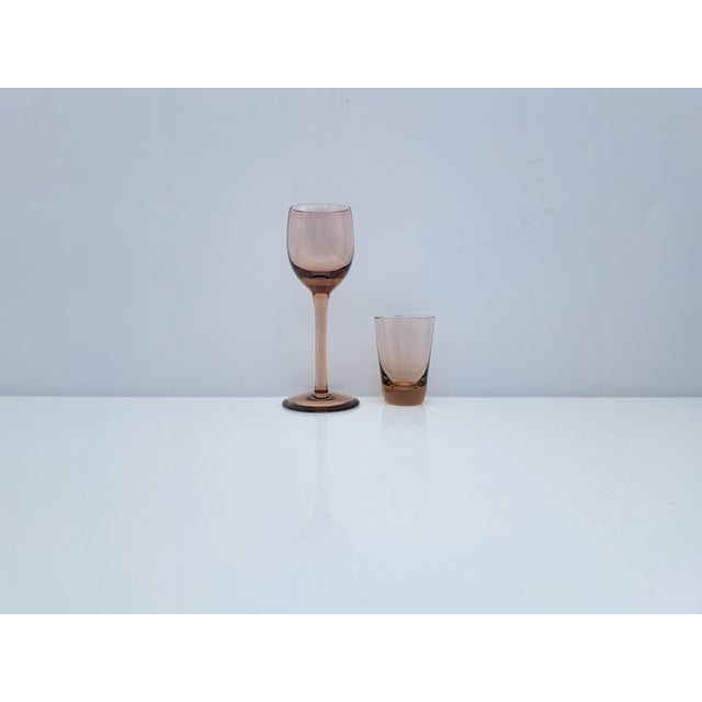 Murano Glass Glasses with Liqueur Glasses and Shot Glasses by V. Nason for Manifattura Di Murano, 1990s, Set of 12 For Sale - Image 9 of 14
